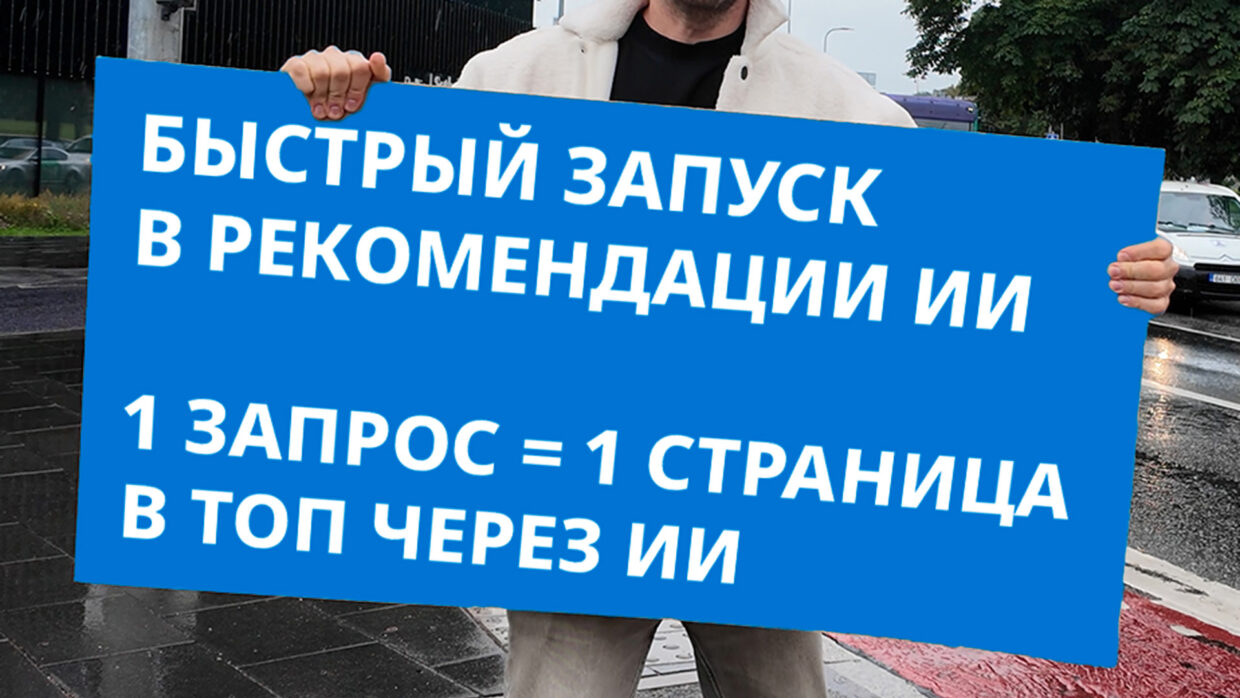 Быстрый запуск в рекомендациях искусственного интеллекта 1 Вывод в рекомендации искусственного интеллекта — SEO и AI-продвижение